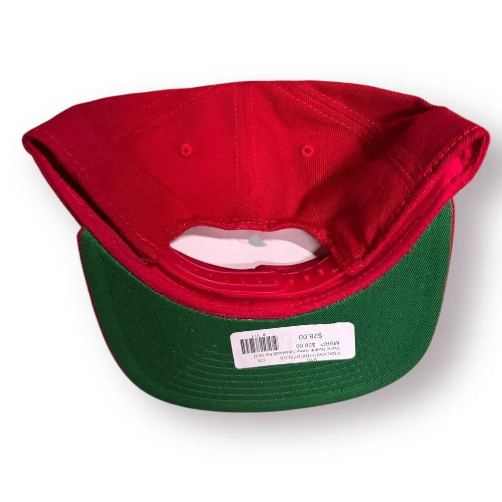 Panic‎ Switch Army Red Baseball Hat Snapback
